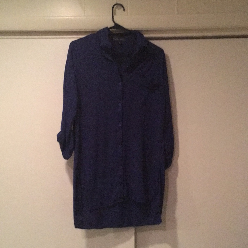 Almost Famous Blue Blouse